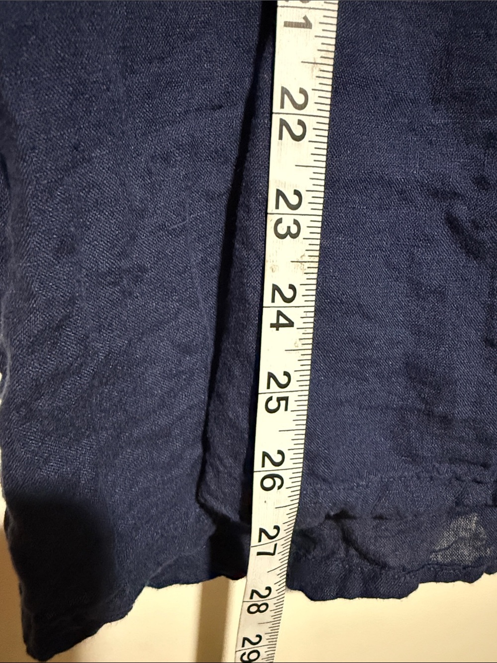 Lilly Pulitzer Linen Navy Sarasota Tunic Top M - Picture 7 of 11